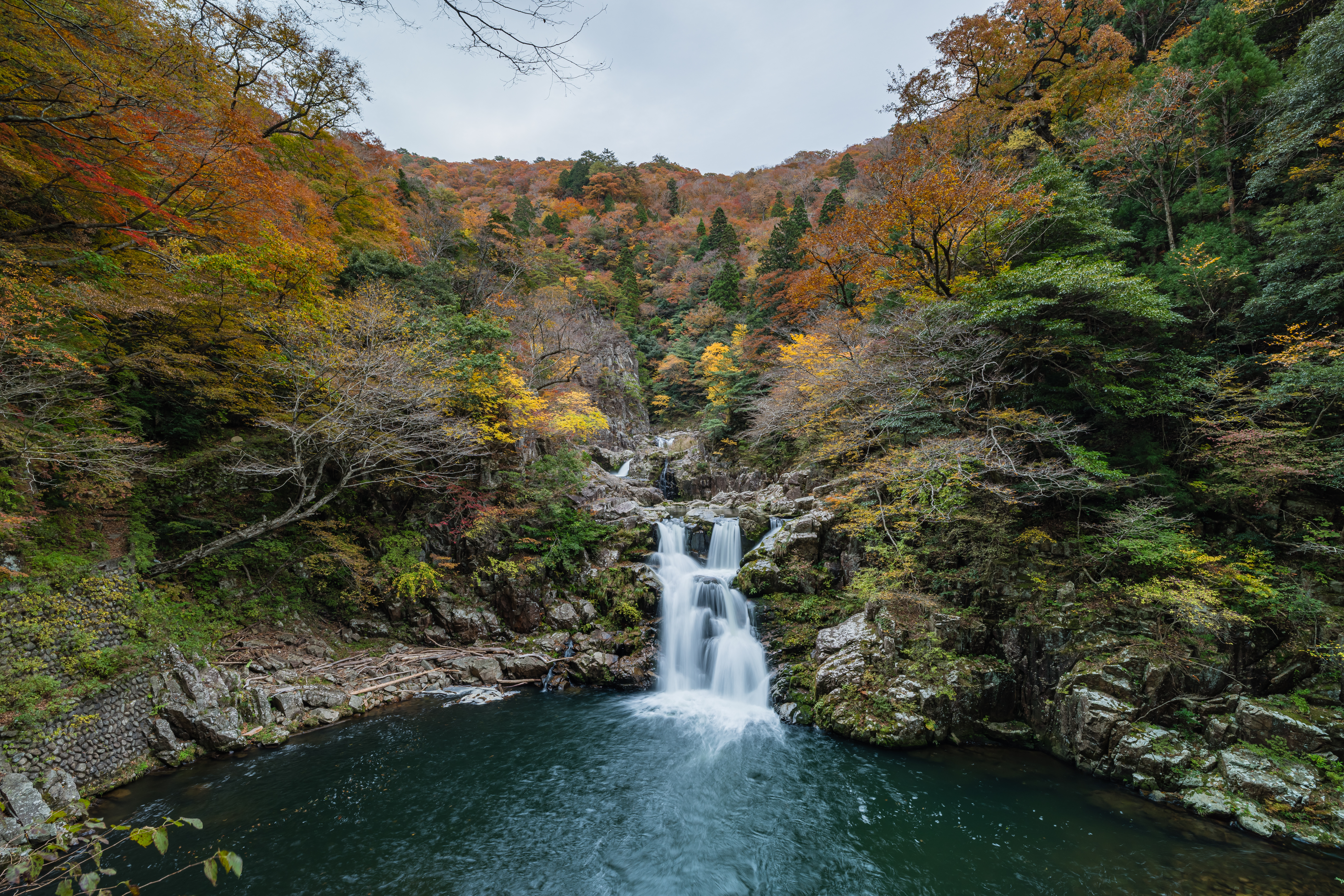 三段峡の渓谷美